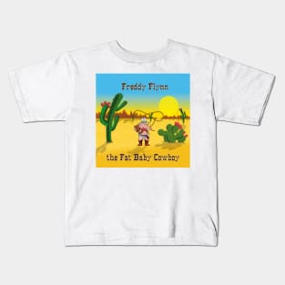 Fat Baby Cowboy Open Range Kids T-Shirt